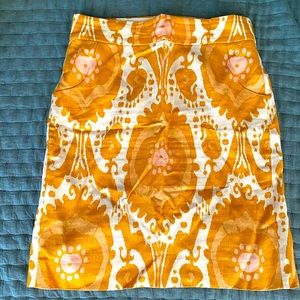 J.Crew Linen Pencil Skirt